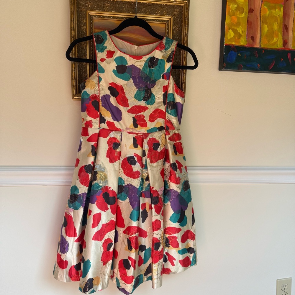 Pippa & Julie Multicolor Floral Dress Girls Size 12